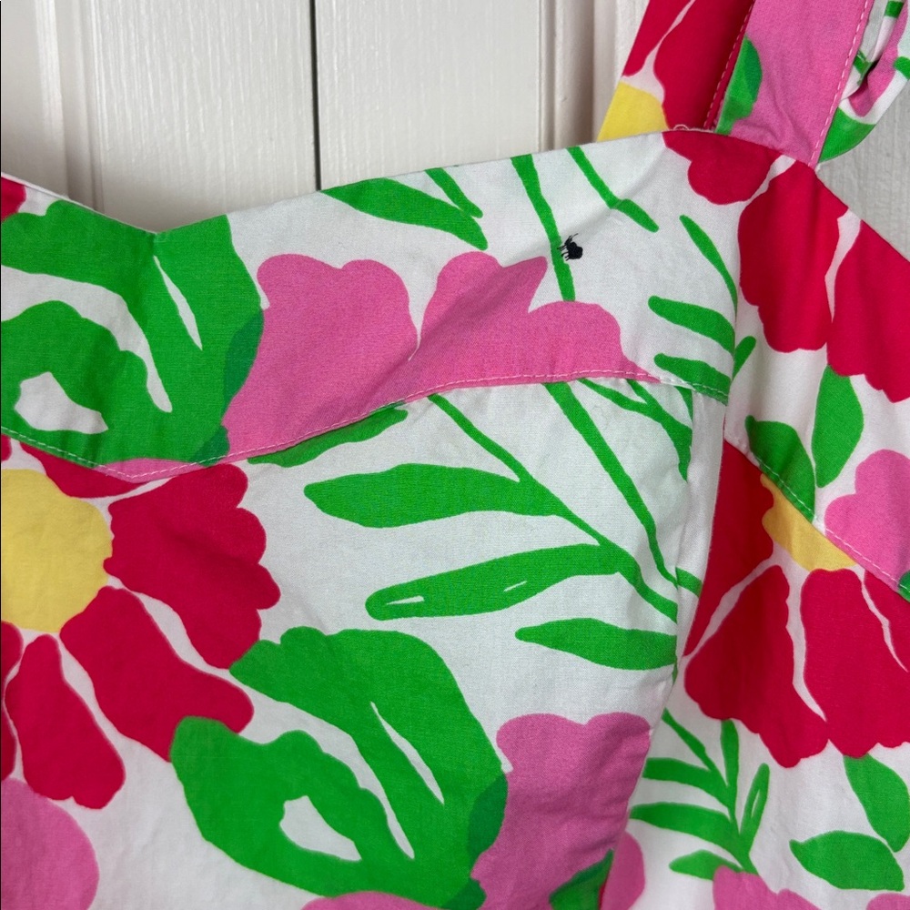 Lilly Pulitzer Floral Ants on Parade Mini Dress with Ruffle Straps - 10 - Picture 5 of 12
